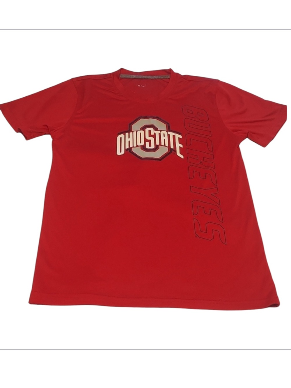 OHIO state varsity boys athletic wear t shirt short sleeve red gray